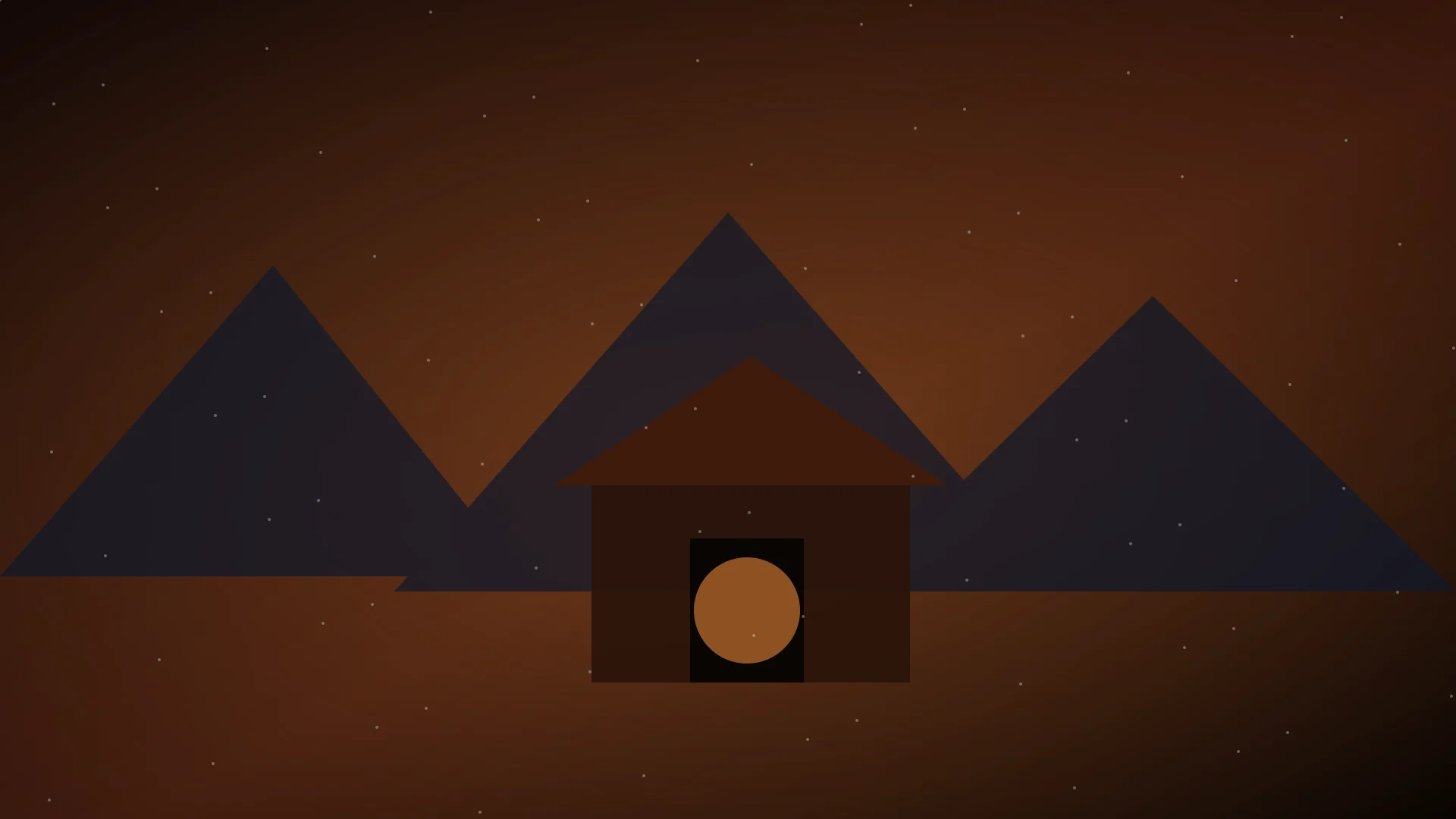 Mountain Cabin focus vibe background